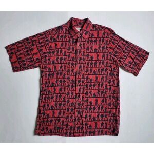 Reyn Spooner Elvis Presley Mens Jailhouse Rock Hawaiian Button Down Shirt Sz XS
